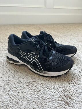 ASICS Gel-Kayano 26 Women’s Running Shoes Black & White